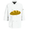 Eight Pearl Button Chef Coat with Thermometer Pocket Thumbnail