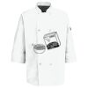 Eight Pearl Button Chef Coat with Thermometer Pocket Thumbnail