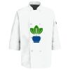 Eight Pearl Button Chef Coat with Thermometer Pocket Thumbnail