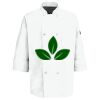 Eight Pearl Button Chef Coat with Thermometer Pocket Thumbnail