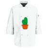 Eight Pearl Button Chef Coat with Thermometer Pocket Thumbnail