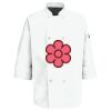 Eight Pearl Button Chef Coat with Thermometer Pocket Thumbnail