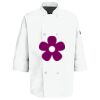 Eight Pearl Button Chef Coat with Thermometer Pocket Thumbnail