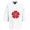 Eight Pearl Button Chef Coat with Thermometer Pocket Thumbnail