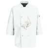 Eight Pearl Button Chef Coat with Thermometer Pocket Thumbnail
