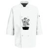 Eight Pearl Button Chef Coat with Thermometer Pocket Thumbnail