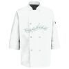 Eight Pearl Button Chef Coat with Thermometer Pocket Thumbnail