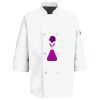 Eight Pearl Button Chef Coat with Thermometer Pocket Thumbnail