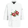 Eight Pearl Button Chef Coat with Thermometer Pocket Thumbnail