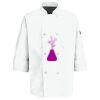Eight Pearl Button Chef Coat with Thermometer Pocket Thumbnail