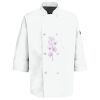 Eight Pearl Button Chef Coat with Thermometer Pocket Thumbnail