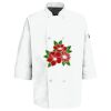 Eight Pearl Button Chef Coat with Thermometer Pocket Thumbnail