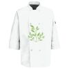 Eight Pearl Button Chef Coat with Thermometer Pocket Thumbnail
