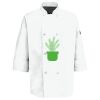 Eight Pearl Button Chef Coat with Thermometer Pocket Thumbnail