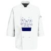 Eight Pearl Button Chef Coat with Thermometer Pocket Thumbnail