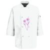 Eight Pearl Button Chef Coat with Thermometer Pocket Thumbnail
