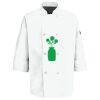Eight Pearl Button Chef Coat with Thermometer Pocket Thumbnail