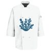 Eight Pearl Button Chef Coat with Thermometer Pocket Thumbnail