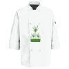 Eight Pearl Button Chef Coat with Thermometer Pocket Thumbnail