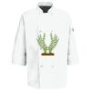 Eight Pearl Button Chef Coat with Thermometer Pocket Thumbnail