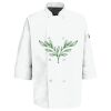 Eight Pearl Button Chef Coat with Thermometer Pocket Thumbnail