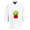 Eight Pearl Button Chef Coat with Thermometer Pocket Thumbnail