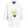 Eight Pearl Button Chef Coat with Thermometer Pocket Thumbnail