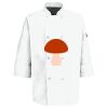 Eight Pearl Button Chef Coat with Thermometer Pocket Thumbnail