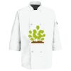 Eight Pearl Button Chef Coat with Thermometer Pocket Thumbnail