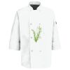 Eight Pearl Button Chef Coat with Thermometer Pocket Thumbnail