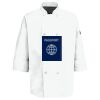 Eight Pearl Button Chef Coat with Thermometer Pocket Thumbnail