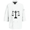 Eight Pearl Button Chef Coat with Thermometer Pocket Thumbnail
