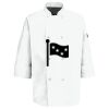 Eight Pearl Button Chef Coat with Thermometer Pocket Thumbnail