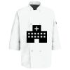 Eight Pearl Button Chef Coat with Thermometer Pocket Thumbnail