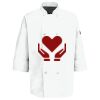 Eight Pearl Button Chef Coat with Thermometer Pocket Thumbnail