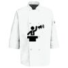 Eight Pearl Button Chef Coat with Thermometer Pocket Thumbnail