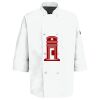 Eight Pearl Button Chef Coat with Thermometer Pocket Thumbnail