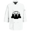 Eight Pearl Button Chef Coat with Thermometer Pocket Thumbnail