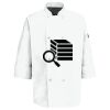 Eight Pearl Button Chef Coat with Thermometer Pocket Thumbnail
