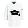 Eight Pearl Button Chef Coat with Thermometer Pocket Thumbnail