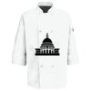 Eight Pearl Button Chef Coat with Thermometer Pocket Thumbnail