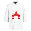Eight Pearl Button Chef Coat with Thermometer Pocket Thumbnail