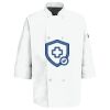 Eight Pearl Button Chef Coat with Thermometer Pocket Thumbnail