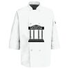Eight Pearl Button Chef Coat with Thermometer Pocket Thumbnail