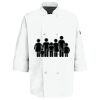 Eight Pearl Button Chef Coat with Thermometer Pocket Thumbnail
