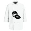 Eight Pearl Button Chef Coat with Thermometer Pocket Thumbnail