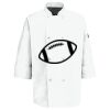 Eight Pearl Button Chef Coat with Thermometer Pocket Thumbnail