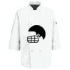 Eight Pearl Button Chef Coat with Thermometer Pocket Thumbnail