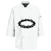 Eight Pearl Button Chef Coat with Thermometer Pocket Thumbnail