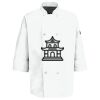 Eight Pearl Button Chef Coat with Thermometer Pocket Thumbnail